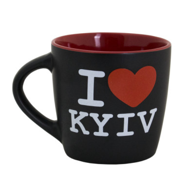Чашка I Love Kyiv цвет черный