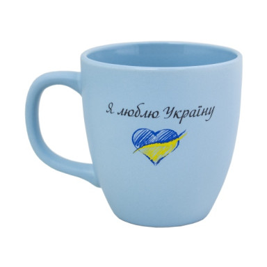 Керамическая чашка Я люблю Украину! 