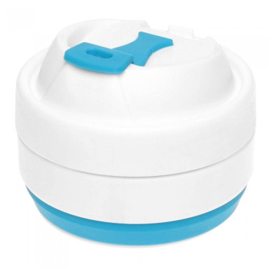 Складана силіконова чашка з кришкою