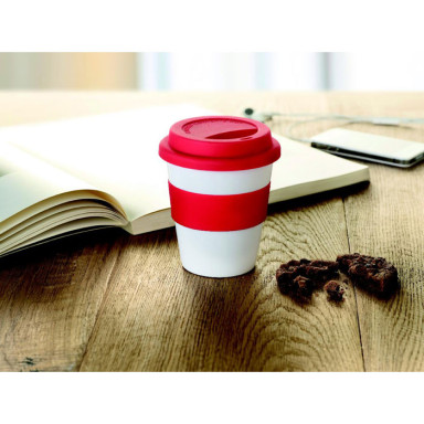 Стакан с крышкой из силикона Astoria