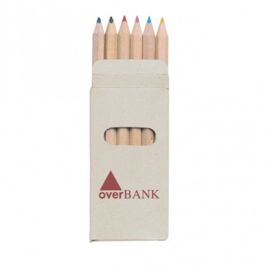Набор ABIGAIL из 6 карандашей с цветным грифелем