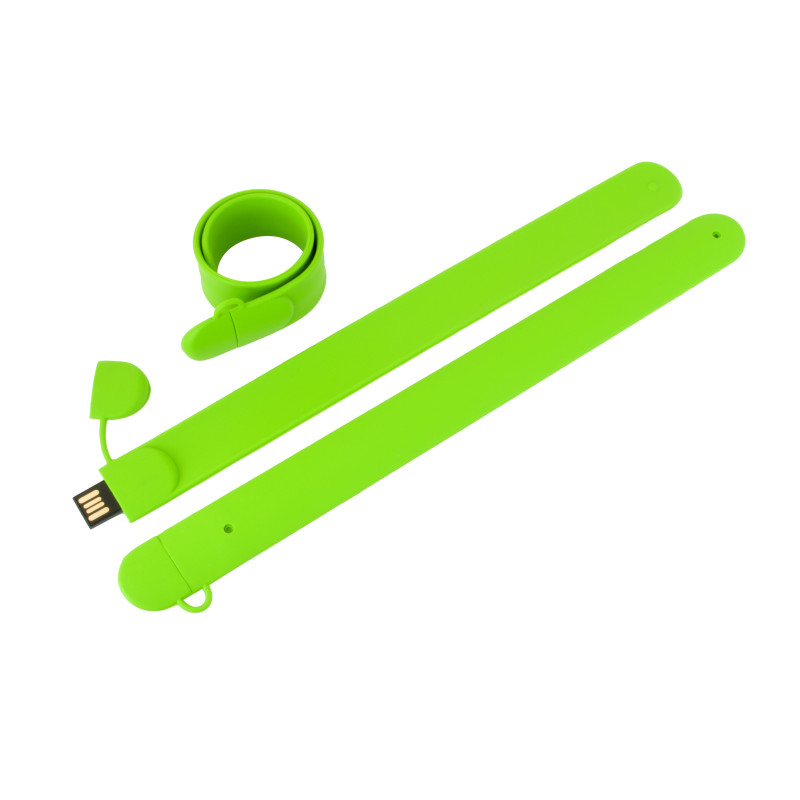 Флеш-накопитель Силиконовый браслет, USB 2.0