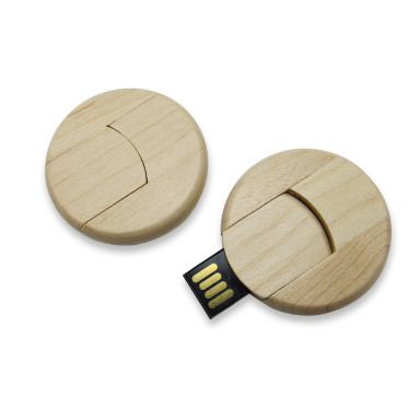 Флеш-накопитель Circle Wood, USB 2.0