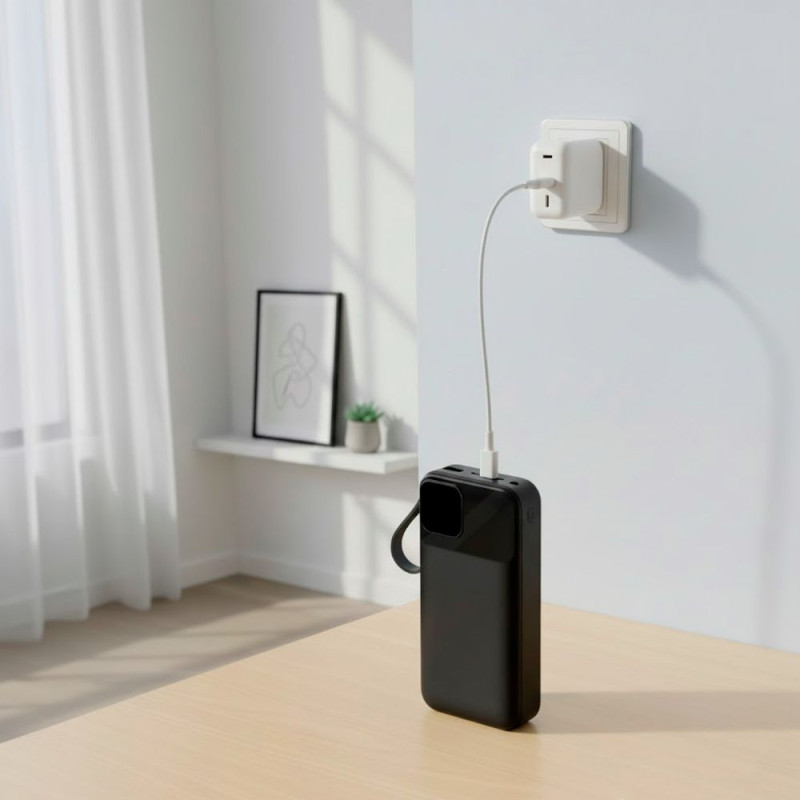 Повербанк Voltix на 20000 mAh, цифровий індикатор