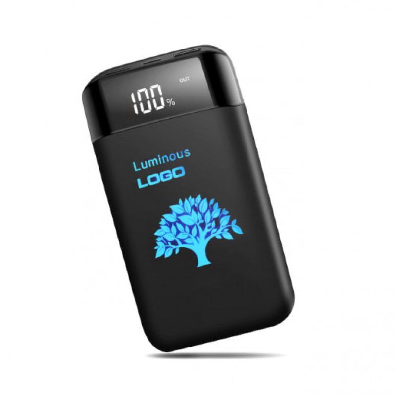  Зарядний пристрій LUMIER на 8000 mAh з підсвіткою логотипу