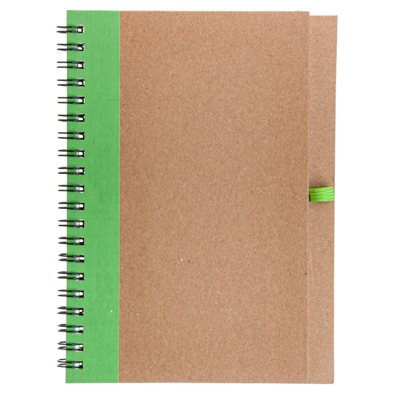 Блокнот із ручкою з перероблених матеріалів