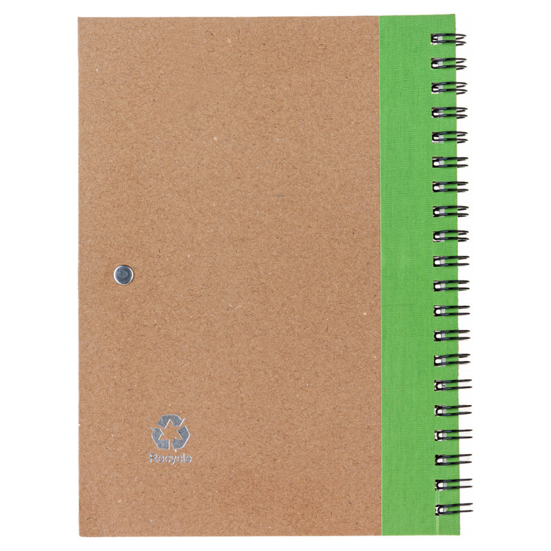 Блокнот із ручкою з перероблених матеріалів