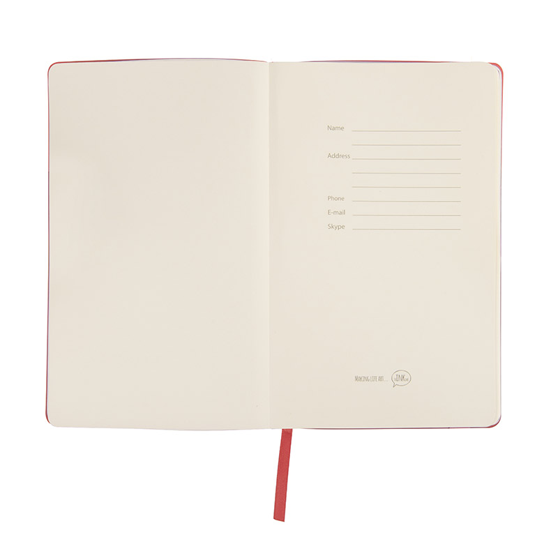 Блокнот thINKme Audrey A5, мягкая обложка, линейный блок, 128 страниц
