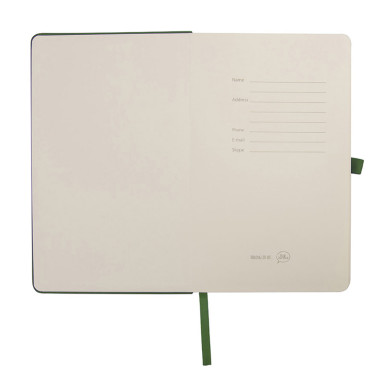 Блокнот thINKme Tabby Justy A5, твердая обложка, линейный блок, 256 страниц, держатель для ручек, карман для визиток, резинка-фиксатор