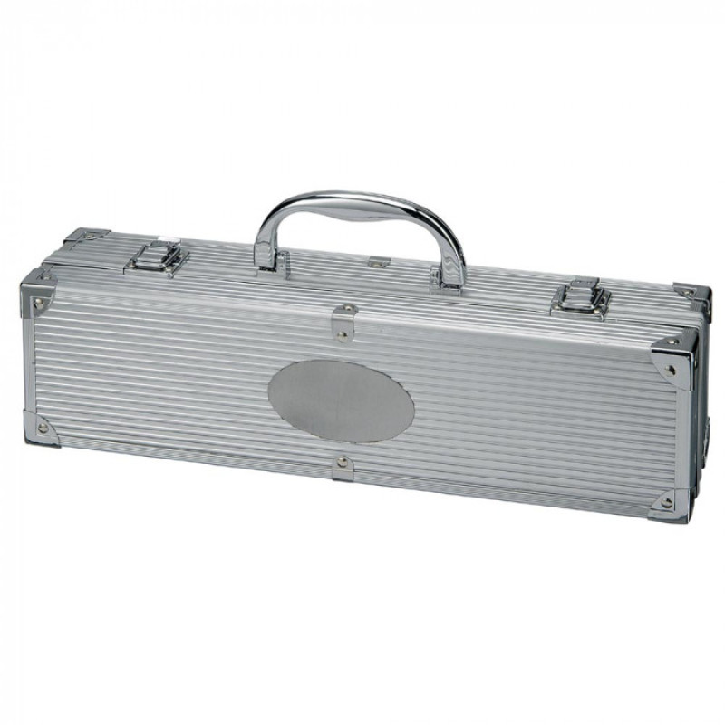 Набор для барбекю в металлическом кейсе