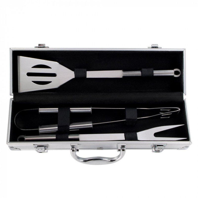 Набор для барбекю в металлическом кейсе