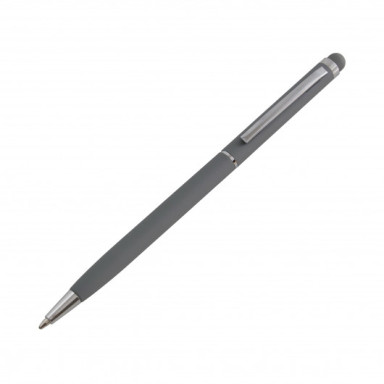 Ручка металлическая со стилусом STELA с возможностью нанесения логотипа методом зеркальной гравировки