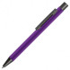 Металлическая шариковая ручка UMA STRAIGHT GUM с мягким на ощупь корпусом