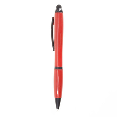 Эргономичная пластиковая шариковая ручка со стилусом
