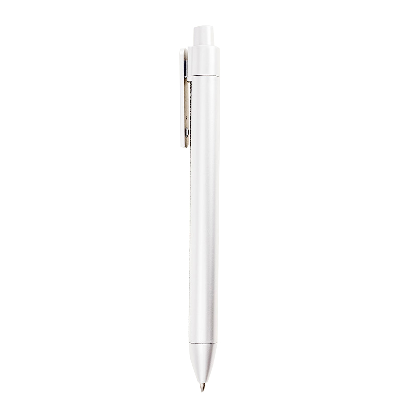 Уникальная пластиковая ручка с текстильной вставкой из меланжевой ткани Textile Pen