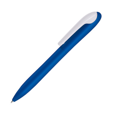 Ручка пластиковая шариковая со съемным клипом Largo синяя