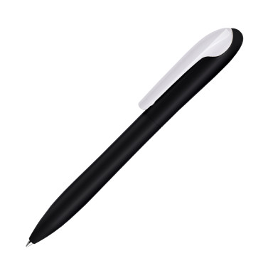 Ручка пластиковая шариковая со съемным клипом Largo черная