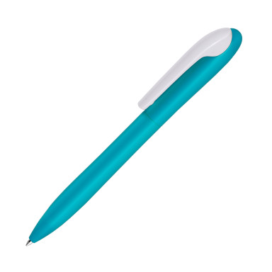 Ручка пластиковая шариковая со съемным клипом Largo голубая