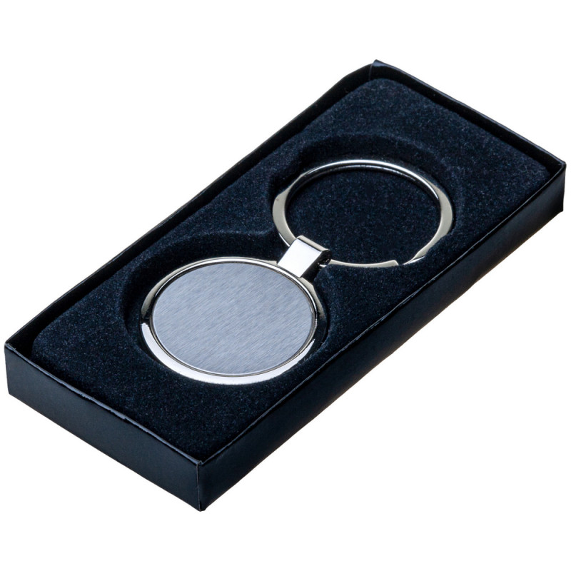 Брелок металевий круглої форми