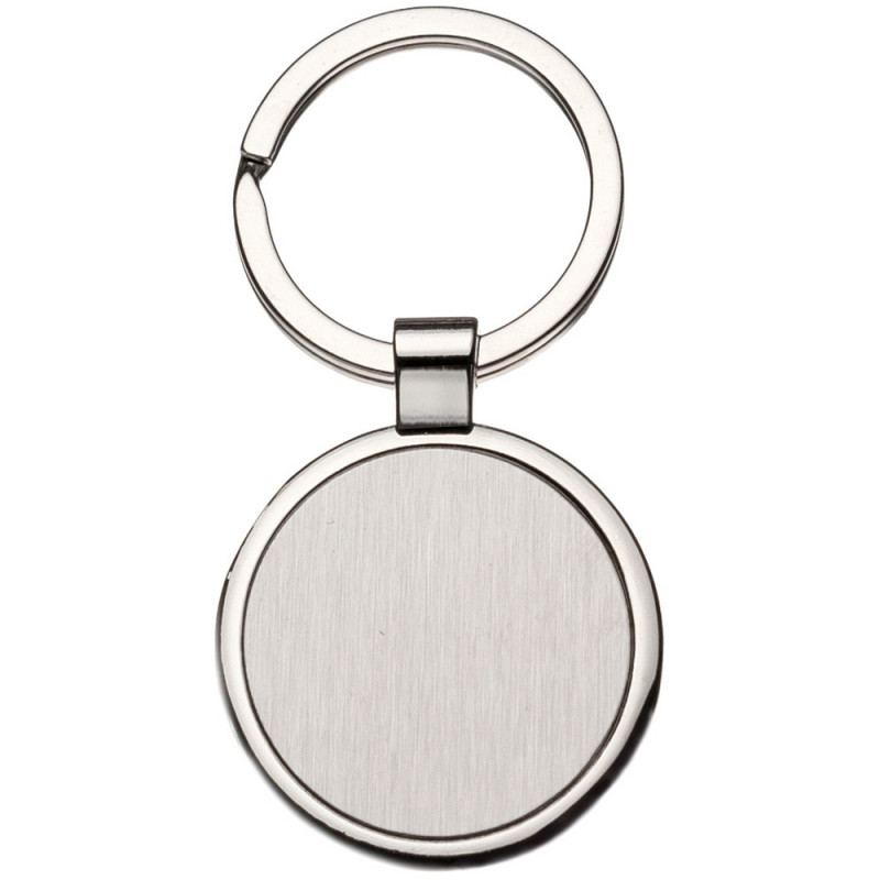 Брелок металевий круглої форми