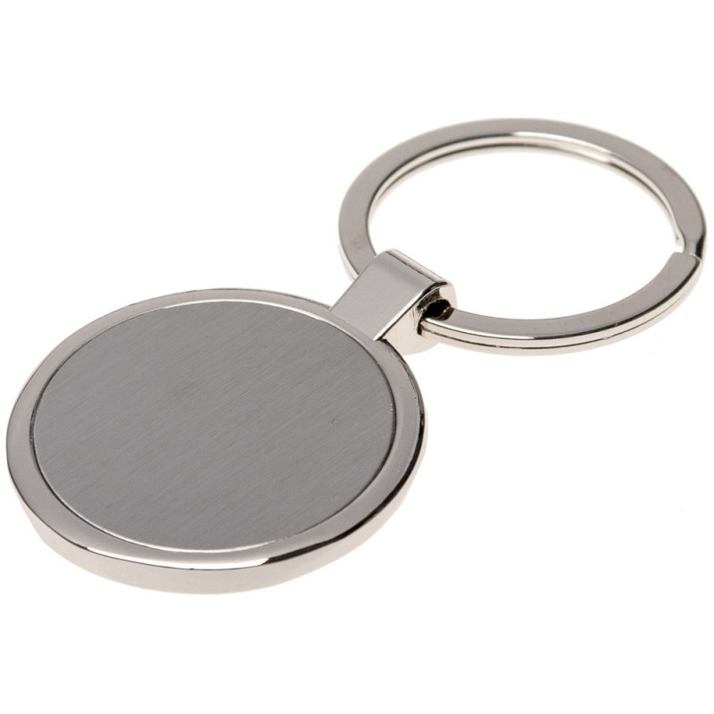 Брелок металевий круглої форми