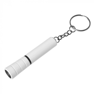Пластиковий LED брелок-ліхтарик з кольоровою вставкою