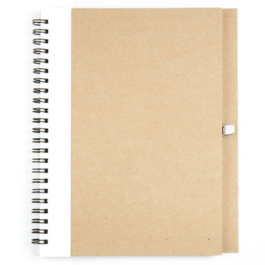 Блокнот A5 на спіралі з вертикальною смугою