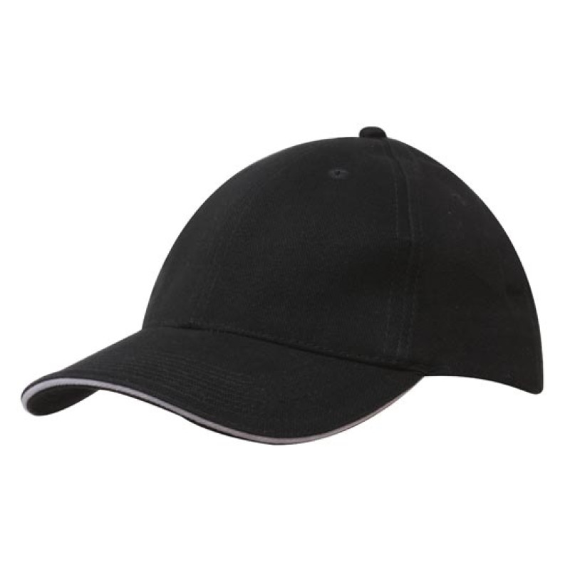 Кепка-сендвіч BRUSHED COTTON CAP WITH TRIM