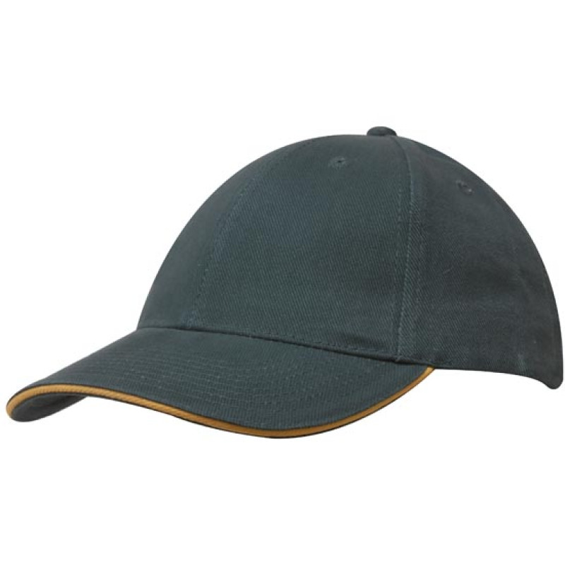 Кепка-сендвич BRUSHED COTTON CAP WITH TRIM