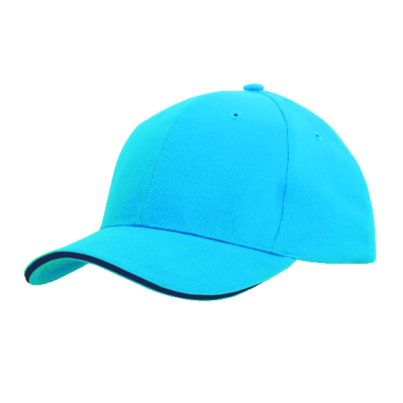 Кепка-сендвич BRUSHED COTTON CAP WITH TRIM