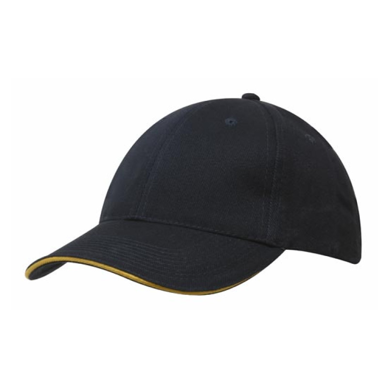 Кепка-сендвич BRUSHED COTTON CAP WITH TRIM