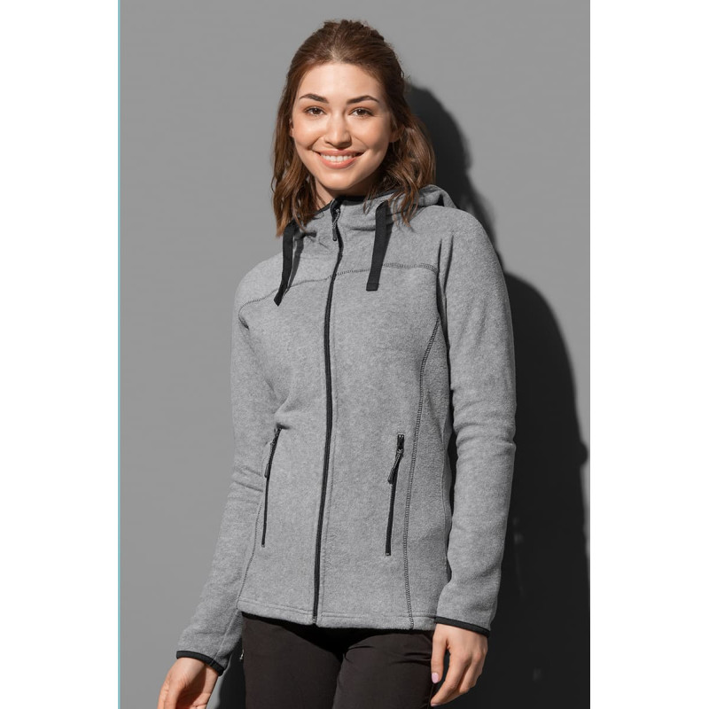 Жіноча флісова куртка з капюшоном ACTIVE POWER FLEECE JACKET