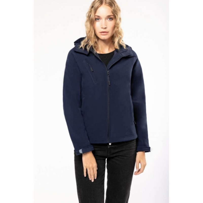 Жіноча куртка-софтшелл DETACHABLE HOODED SOFTSHELL JACKET