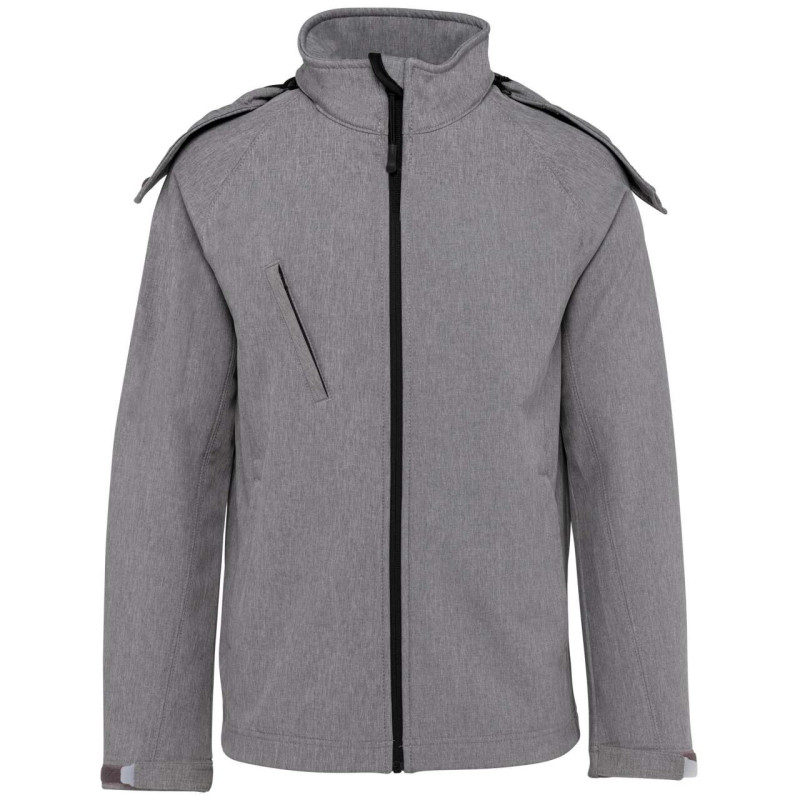 Жіноча куртка-софтшелл DETACHABLE HOODED SOFTSHELL JACKET