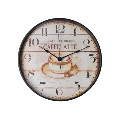 Часы настенные пластиковые CAFFELATTE