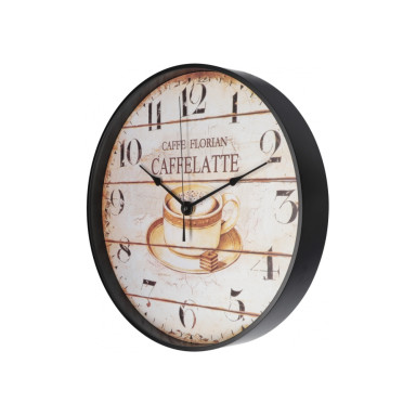 Часы настенные пластиковые CAFFELATTE