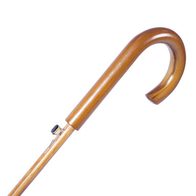 Зонт-трость полуавтомат с деревянной ручкой