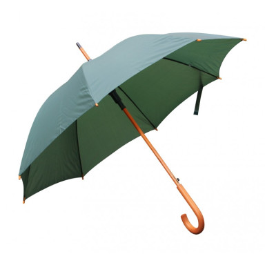 Зонт-трость полуавтомат с деревянной ручкой
