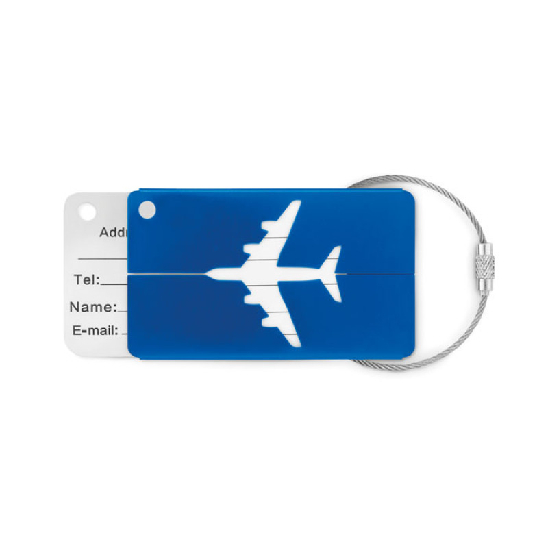 Алюмінієва багажна бірка для літака FLY TAG