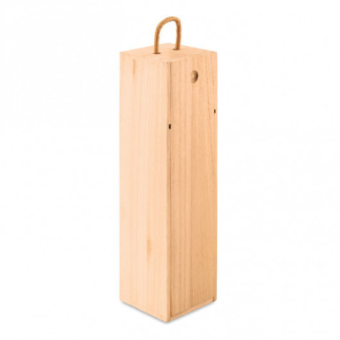  Коробка подарункова дерев'яна для пляшки VINBOX